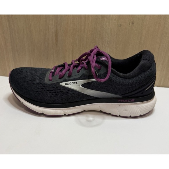 Brooks Trace Womens Running Shoe Gray Purple Size 9 - Picture 6 of 9